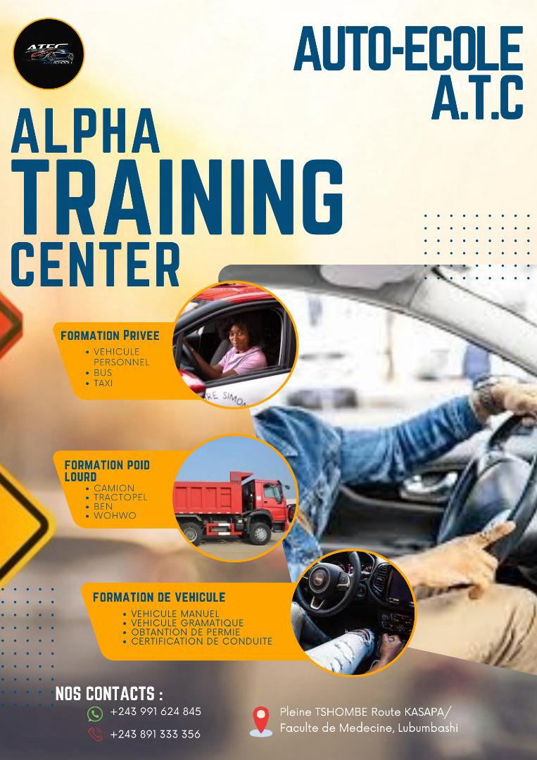 Alpha Training Center - Auto École & Formation | Lubumbashi & Kolwezi